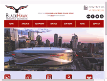 Tablet Screenshot of blackhawkaeronautical.com